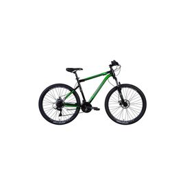 Велосипед Discovery Trek AM DD 27.5" 19.5" ST 2024 Чорно-зелений (OPS-DIS-27.5-056)
