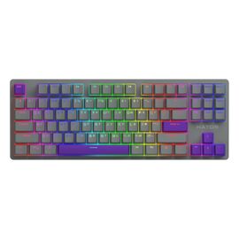 Клавиатура Hator Rockfall 2 Autograph Edition Mecha TKL Aurum Choco USB Titanium (HTK-526)