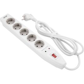 Сетевой фильтр питания 2E 5XSchuko, 3G*1.5мм, 2м, white (2E-SP515M2WH)