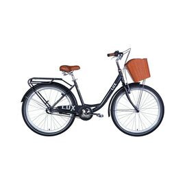 Велосипед Dorozhnik LUX планет. 26" 17" ST 2024 Темно-сірий (OPS-D-26-253)