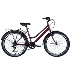 Велосипед Discovery Prestige Woman Vbr 26" 17" ST 2024 Червоний (OPS-DIS-26-588)