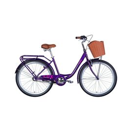 Велосипед Dorozhnik LUX планет. 26" 17" ST 2024 Сливовий (OPS-D-26-274)