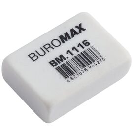 Ластик Buromax S прямоугольная 26x18x8 мм белая (BM.1116)