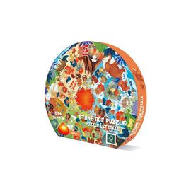 Пазл Hape круглый Каменный век 100 элементов (E1638)