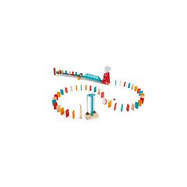 Конструктор Hape динамический Эффект домино Мощный молот 59 элемента (E1056)