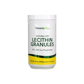 Амінокислота Natures Plus Соєвий Лецитин у Гранулах, Natural Soy Lecithin Granules, 340 гр (NAP-04210)