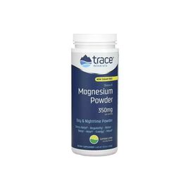 Мінерали Trace Minerals Магній, смак лимон-лайм, 350мг, Stress-X, Magnesium Powder, 448 гр (TMR-00229)
