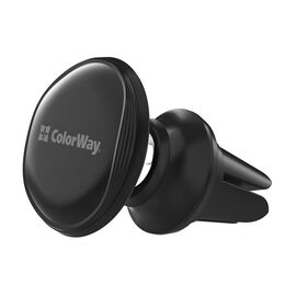 Универсальный автодержатель ColorWay Metallic Air Vent-4(360 rotation) magnetic Black (CW-CHM09-BK)