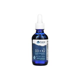Вітамінно-мінеральний комплекс Trace Minerals Вітаміни D3 та K2 іонізовані в краплях, Ionic D3+K2, 59 мл (TMR-00671)