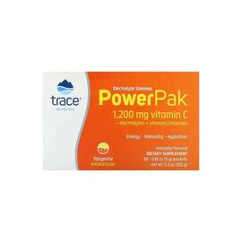 Витаминно-минеральный комплекс Trace Minerals Электролиты, вкус мандарина, Electrolyte Stamina PowerPak, 30 пакето (TMR-00349)