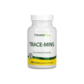 Вітамінно-мінеральний комплекс Natures Plus Комплекс мікроелементів, Trace-Mins, Trace Mineral Complex, 180 таблеток (NAP-03560)