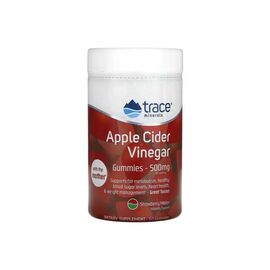 Вітамінно-мінеральний комплекс Trace Minerals Яблочный уксус, 500 мг, вкус клубники и дыни, Apple Cider Vinegar Gu (TMR-00565)