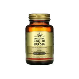Витаминно-минеральный комплекс Solgar Коэнзим Q-10, Megasorb CoQ-10, 100 мг, 60 капсул (SOL-00952)