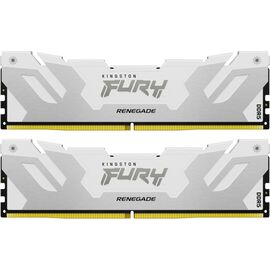 Модуль пам'яті для комп'ютера DDR5 32GB (2x16GB) Renegade White XMP Kingston Fury (ex.HyperX) (KF564C32RWK2-32)