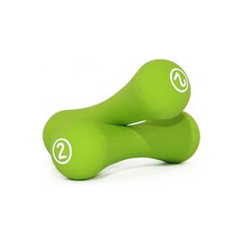 Гантельний набір LiveUp Neoprene Dumbbell неопрен зелений 2х2кг LS2002-B2 (6951376138184)