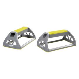 Упоры для отжиманий LiveUp Push Up Bar LS9424 зелений/сірий 19см (6951376108569)