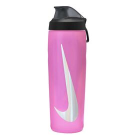 Бутылка для воды Nike Refuel Bottle Locking Lid 24 OZ рожевий, чорний, сріблястий 709 мл N.100.7668.637.24 (887791745026)