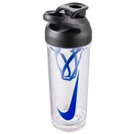 Бутылка для воды Nike TR Recharge Shaker Bottle 2.0 24 OZ чорний, синій 709 мл N.101.0724.913.24 (887791762313)