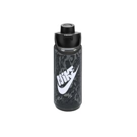 Бутылка для воды Nike TR Renew Recharge Chug Bottle 24 OZ сірий, чорний, білий 709 мл N.100.7637.041.24 (887791762436)