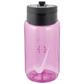 Бутылка для воды Nike TR Renew Recharge Straw Bottle 16 OZ рожевий, чорний 473 мл N.100.7640.644.16 (887791733467)