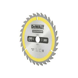 Круг отрезной DeWALT CONSTRUCTION, 165х20 мм, 30z (ATB), 10 гр. (DT1935)
