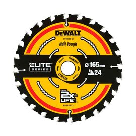 Круг відрізний DeWALT ELITE EXTREME, 165х20х24, кут заточування 18 гр. (DT10624)