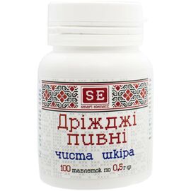 Травы ФАРМАКОМ Дріжджі пивні чиста шкіра табл. 0,5 г 100 (4820025741728)