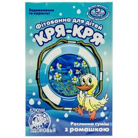 Травы Ключі здоров'я Фітована 2 Кря-кря з ромашкою 3 по 30г (4820072670231)