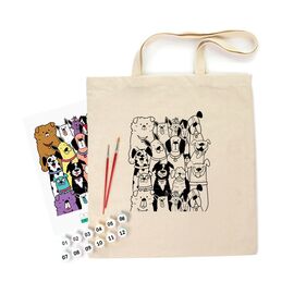 Набір для творчості Rosa Talent екосумка-розмальовка, Dogs 38х42см (4823098538400)