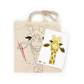 Набір для творчості Rosa Talent екосумка-розмальовка, Жирафа“, А3, , 38х42см (4823098541219)
