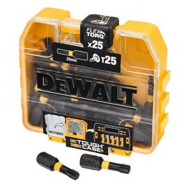 Набор бит DeWALT EXTREME FLEXTORQ, Torx, T25, L= 25 мм, 25 шт, TOUGH CASE (DT70558T)
