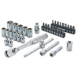 Набор инструментов DeWALT головок и бит 1/4", 37 шт. (DWMT19238-1)