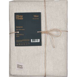 Скатерть Ardesto Oliver, 100% хлопок, серый светлый 136х180 см (ART08OL)