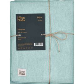 Скатерть Ardesto Oliver, 100% хлопок, бирюза 136х220 см (ART09OT)