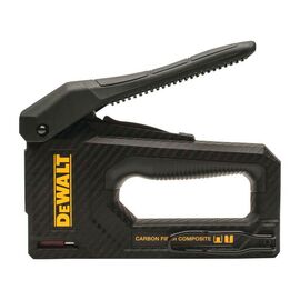 Степлер строительный DeWALT CARBON FIBRE для скоб типа "G" 6-14мм, гвоздей типа "J" 12, 15мм. (DWHT80276-0)