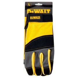 Защитные перчатки DeWALT разм. L/9, с накладками на ладони и пальцах (DPG215L)