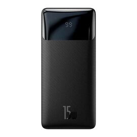 Батарея универсальная Baseus Bipow 30000mAh, 15W, USB-C/3A, 2*USB-A/3A(max.), +cable, black (PPBD050201)