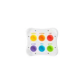 Развивающая игрушка Fat Brain Toys антистресс Dimpl Duo Брайль Цвет Форма Название (FA208-1)