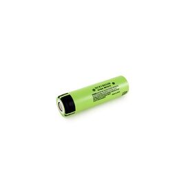 Аккумулятор 18650 Li-Ion NCR18650B TipTop, 3400mAh, 6.8A, 4.2/3.6/2.5V, green, OEM Panasonic (NCR18650B)