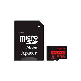 Карта памяти Apacer 64GB microSDXC class 10 UHS-I (AP64GMCSX10U5-RA)