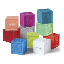 Розвиваюча іграшка Infantino силіконові кубики Порахуй звірят (206711)