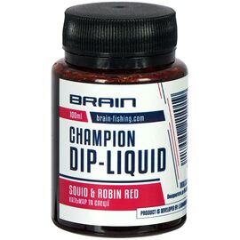 Дип-ликвид Brain fishing Champion Squid & Robin Red (кальмар+спеція) 100ml (1858.22.22)