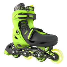 Роликовые коньки Neon Inline Green розмір 34-37 (NT08G4)