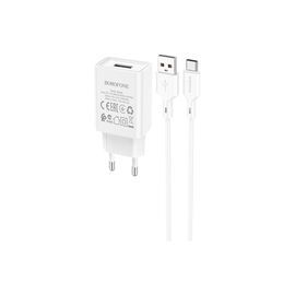 Зарядное устройство BOROFONE BA68A Black (BA68ACW)