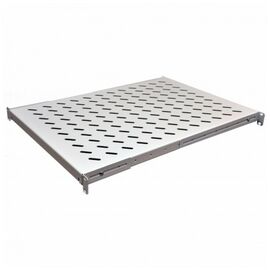 Полка 19" CMS 1U глуб. 600мм, 2мм, цвет серый (UA-SH4-600G)