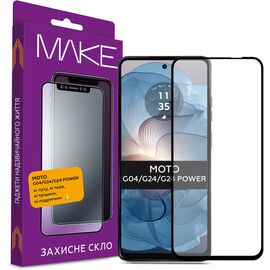 Стекло защитное MAKE Moto G04/G24/G24 Power (MGF-MG04/G24)