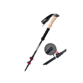 Треккинговые палки Naturehike NH20DS003 135 см чорний/червоний 2 шт (6927595746233)