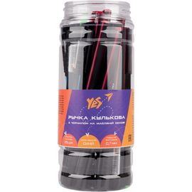 Ручка кулькова Yes Triangular Black 0,7 мм синя (412102)