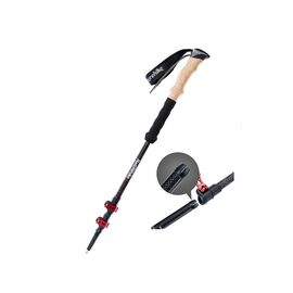 Треккинговые палки Naturehike NH20DS003 135 см чорний/червоний 1 шт (6976023924699)