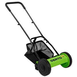 Газонокосилка Verto механическая, 30см. 16л, 12-45мм, 7кг (15G350)